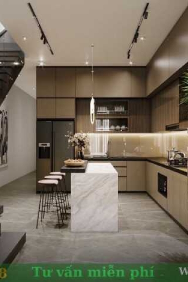 Thiết Kế Nội Thất Nhà Phố 2 Tầng 5x15m