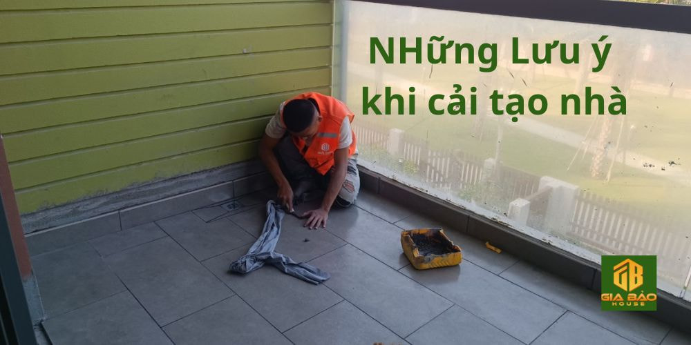 Những lưu ý khi sửa nhà tại quận bình thạnh